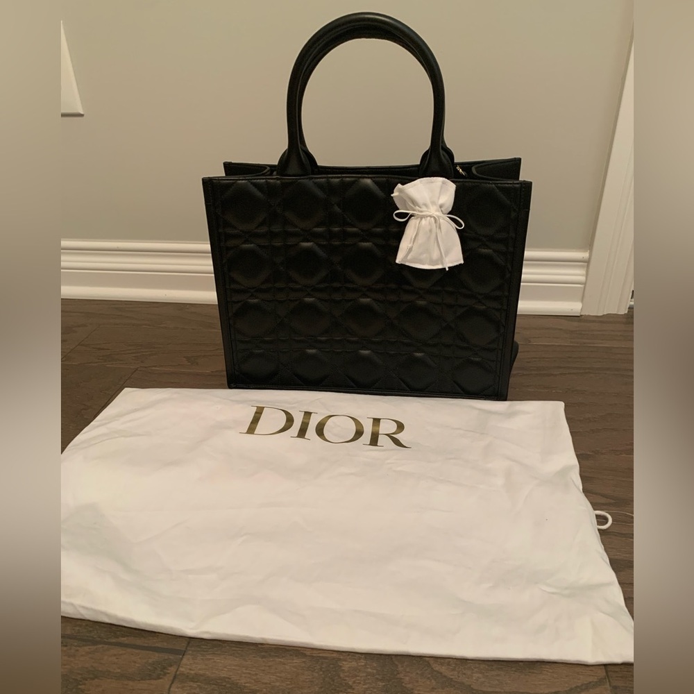 Pristine, like new Dior Leather Small book tote